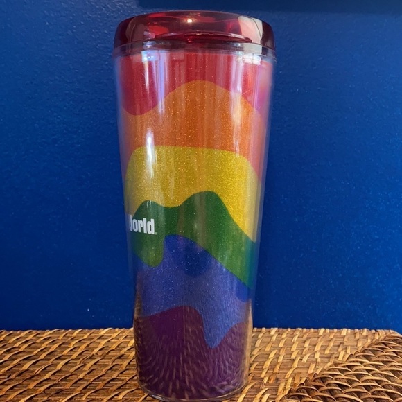 NWT Disney Park Rainbow Collection 22oz Drink Tumbler - Picture 2 of 6